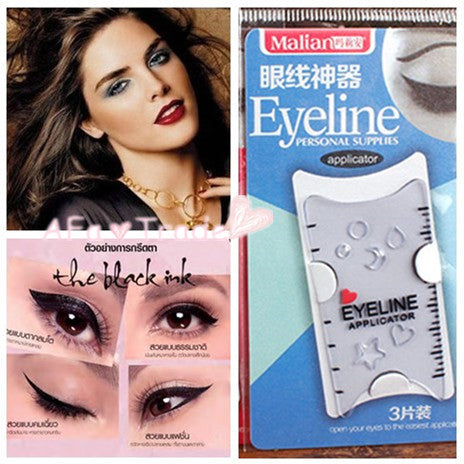 Cat eyeliner stencil kit